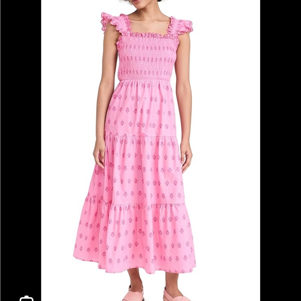 Moon River tiered midi dress